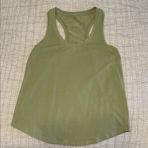 Lululemon Women's Racerback Tank Top Olive Green